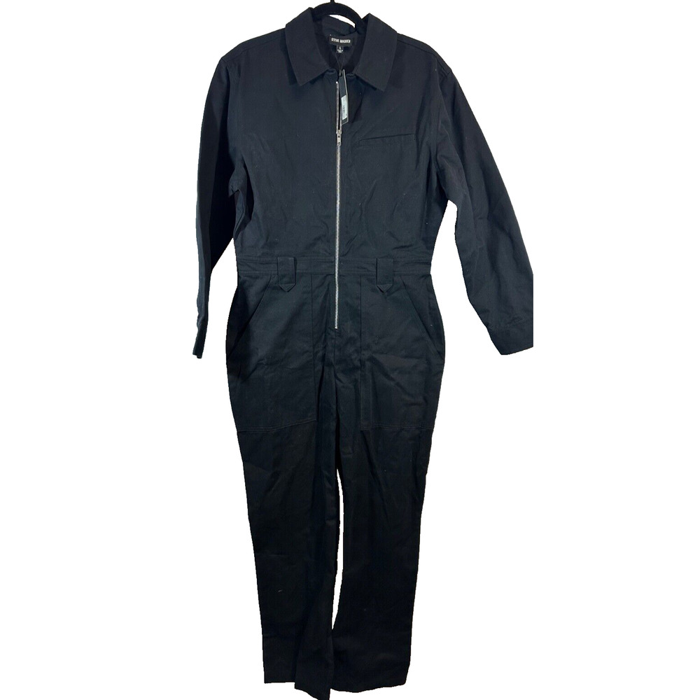 Black Women's Utility Jumpsuit - Unbranded